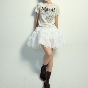 三花修身 5色 SLIM TSHIRT TRIPLE FLOWER